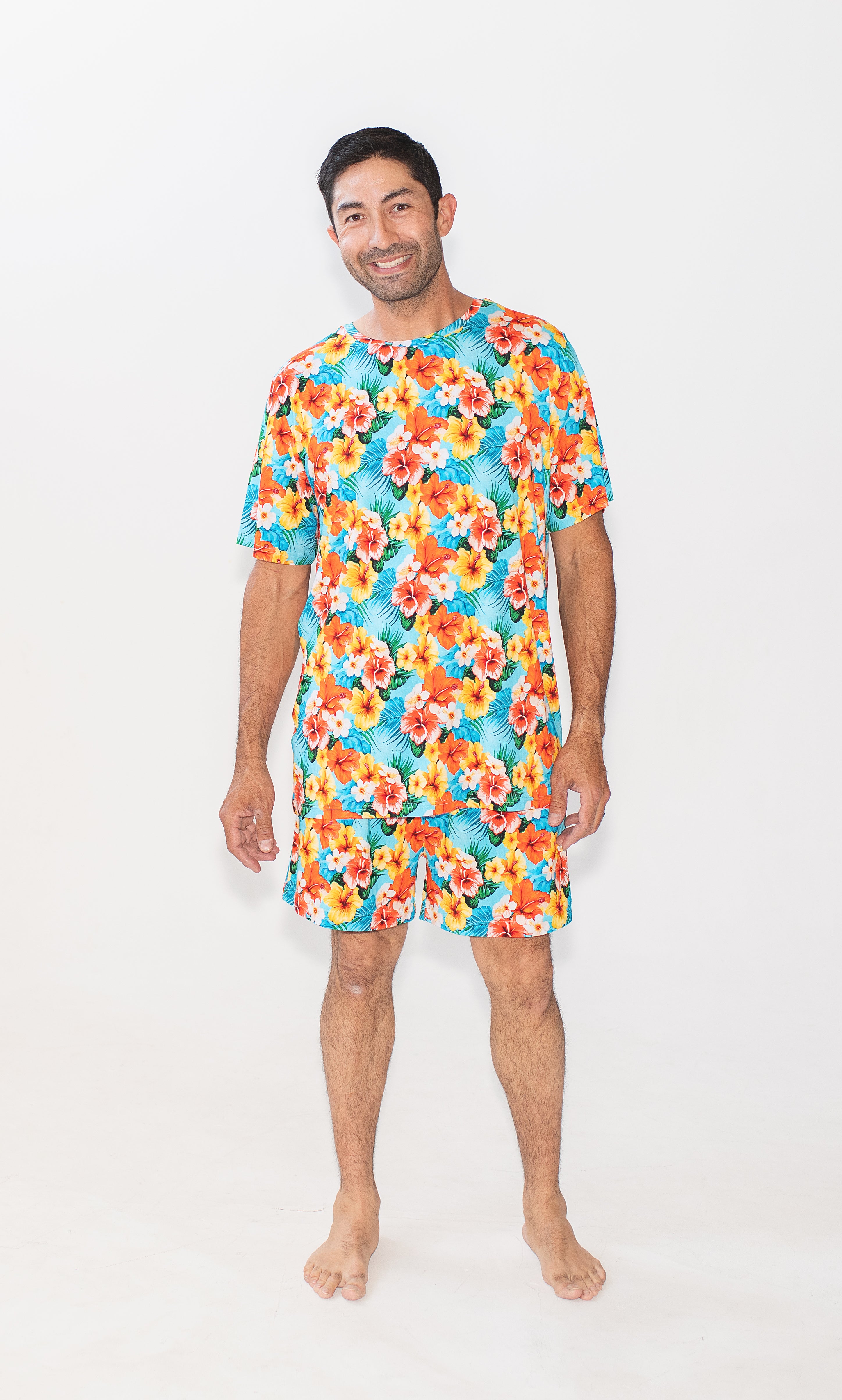 Crew Neck Short Pajamas