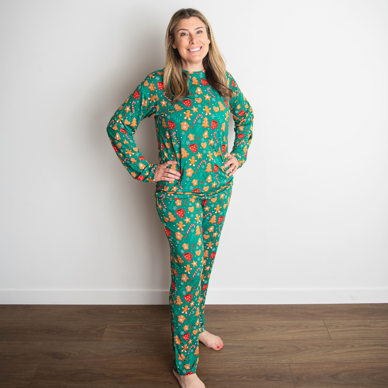 Crew Neck Bamboo Christmas Pajamas