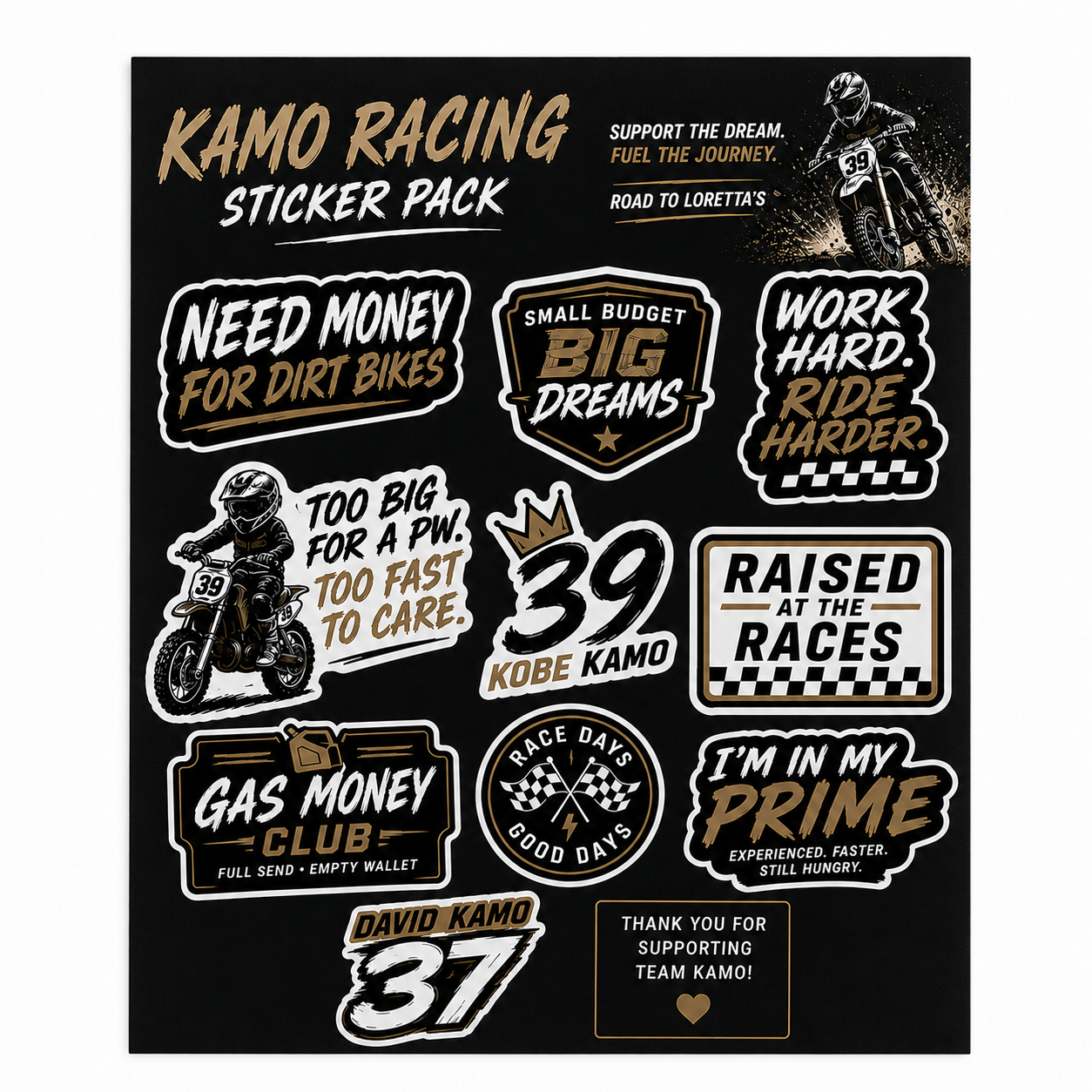 Need Money Sticker Pack - 50 entries